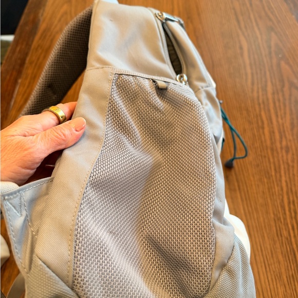 The North Face Gray Jester Backpack with teal accents - Picture 8 of 12
